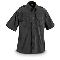brown tactical shirt