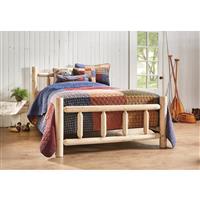 CASTLECREEK North American Cedar Log Bed, Twin