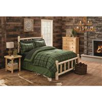 CASTLECREEK North American Cedar Log Bed, King