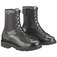 Men's Bates 8-inch DuraShocks Side-Zip Lace-To-Toe Boots, Black