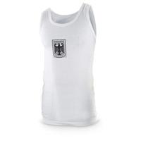 German Military Tank Tops, White