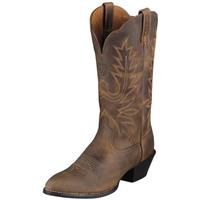 Women's Ariat® 12 inch Heritage Western R-Toe Cowboy Boots, Distressed Brown