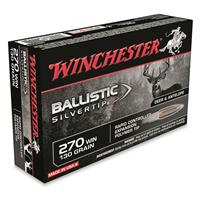 Winchester Ballistic Silvertip, .270 Winchester, BST, 130 Grain, 20 Rounds