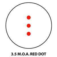 3.5 MOA Red Dot Reticle