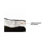 1,600-gram Thinsulate Ultra Insulation 