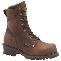 Carolina Men's 9-inch Broad Toe Waterproof Insulated Logger Work Boots, 600 Gram