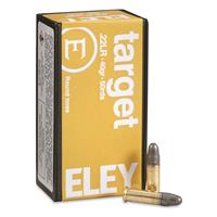 ELEY, .22LR, LRN, 40 Grain, 50 Rounds