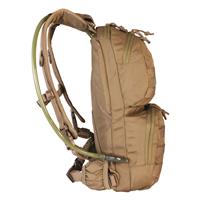 Dedicated 2.5L hydration compartment, with included 2.5L bladder, drinking tube, and bite valve
