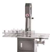 Stainless steel table with 2 adjustable fences slides for safe, secure performance