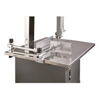 18.5x23.5” stainless steel table with 2 adjustable fences