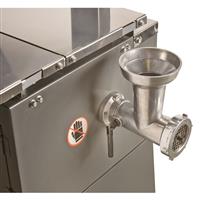 Integrated meat grinder