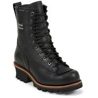 Men's Chippewa Boots 8-inch Waterproof 400 Gram Thinsulate Insulated CT Logger, Black