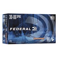 Federal Power-Shok, .30-06 Springfield, JSP, 180 Grain, 20 Rounds