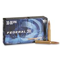 Federal Power-Shok, .30-06 Springfield, JSP, 180 Grain, 20 Rounds