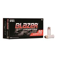 CCI Blazer Aluminum Case, .44 Remington Magnum, JHP, 240 Grain, 50 Rounds