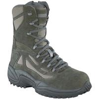 Women's Reebok® Composite Toe 8 inch Side Zip Stealth Boots, Sage Green