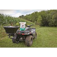 Sealed 12V motor and rustproof polyethylene hopper for long life