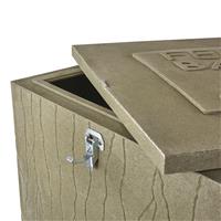 Sealed overlapping door is WATERPROOF and keeps food fresh