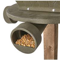 4 adjustable feeding ports to control food flow