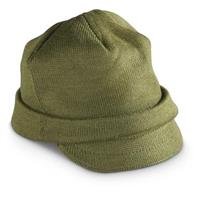 Italian Military Surplus Wool Jeep Caps