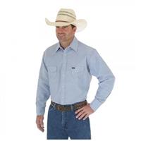 UPC 051071503617 product image for Men's Wrangler Authentic Cowboy Cut Work Shirt, Chambray | upcitemdb.com