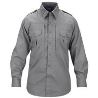 Propper Men's Long-Sleeve Tactical Shirt, Grey, Gray