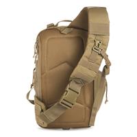 Padded back and shoulder strap with QD buckle