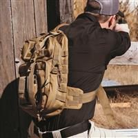 Over-the-shoulder design won't interfere with tactical maneuvers