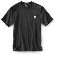 Carhartt Men's Workwear Pocket Short Sleeve Shirt, Black