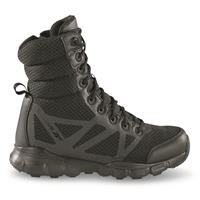 Reebok Men's 8" Dauntless Ultra Light Side-zip Tactical Boots, Black