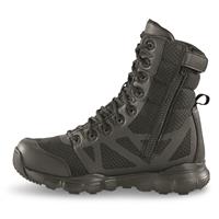 Reebok Men's 8" Dauntless Ultra Light Side-zip Tactical Boots, Black