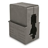 Lower receiver fits into magazine housing from either top or bottom
