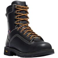 Danner Men's 8" Quarry USA GORE-TEX Waterproof Work Boots, Black