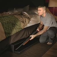 Mount horizontally to store firearms up to 46.5"l.
