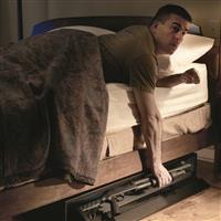 Mounts easily under your bed