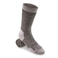 Guide Gear Lifetime Midweight Crew Socks, Charcoal