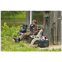 Includes backpack frame and case for easy portability