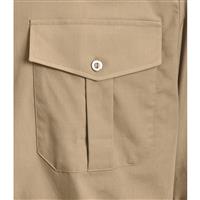 Button flap pockets