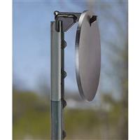 Mount the target and hanger on T-post