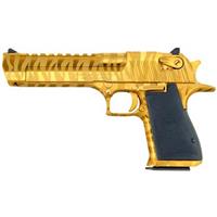 Magnum Research Desert Eagle Mark XIX Handgun, Semi-automatic, .44 Mag, Titanium Gold Bengal Tiger Stripe Finish, 8+1