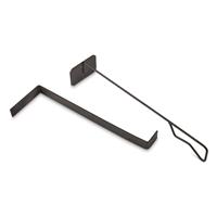 Includes ash rake and fire poker/door opener