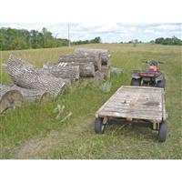 Add your own lumber to create a rugged flatbed capable of hauling up to 2,200 lbs.