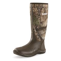 Guide Gear Men's High Camo Bogger Rubber Boots, Realtree Edge