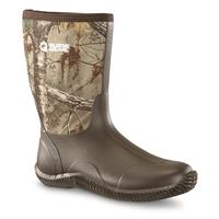 Guide Gear Men's Mid Camo Bogger Rubber Boots