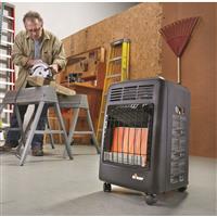 Heats up to 450 sq. ft.