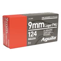 Aguila, 9mm, FMJ, 124 Grain, 50 Rounds