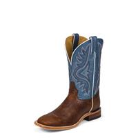 Tony Lama Pecan Bison Americana Cowboy Boots, 11-inch 7955