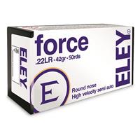 Eley Force, .22LR, LRN, 42 Grain, 50 Rounds