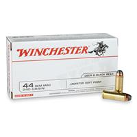 Winchester USA Pistol, .44 Rem. Mag, JSP, 240 Grain, 1,000 Rounds