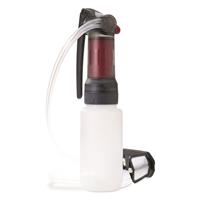 Attaches to wide-mouth bottles